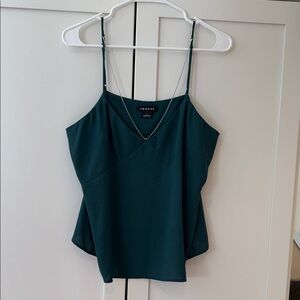 Trouvé Teal V-Neck Camisole